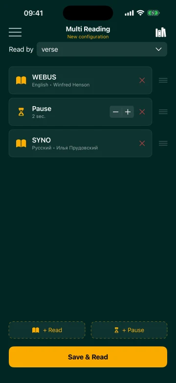 Setting up Multi Reading in two languages