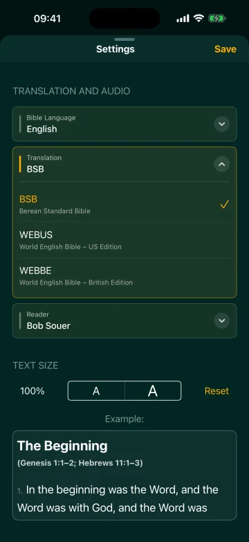 Choosing a Bible translation to read