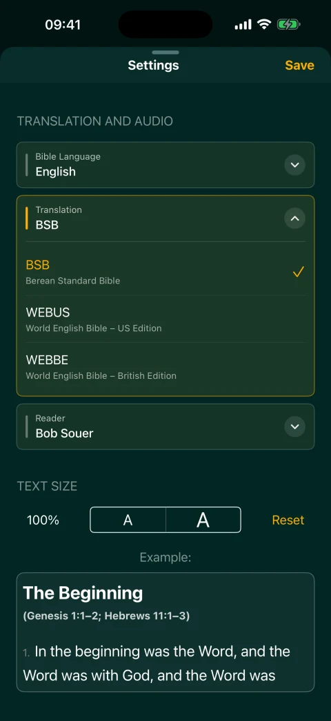 Choosing a Bible translation to read